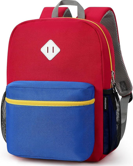 STEAMEDBUN Kids Backpack Boy 4-6, Boys Backpack for Elementary Kindergarten School - 15inch