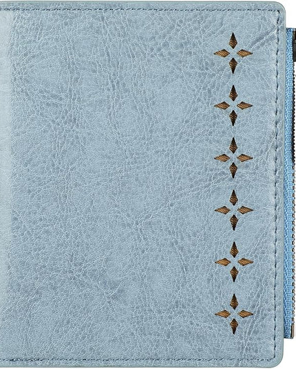 Lavemi Ultra Thin Small Compact Leather Womens Girls Wallets RFID Blocking Credit Card Holder for Women