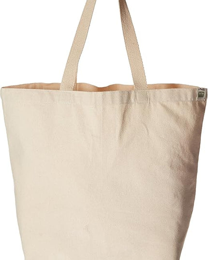 Eco-Bags Products Recycled Cotton Tote, Natural