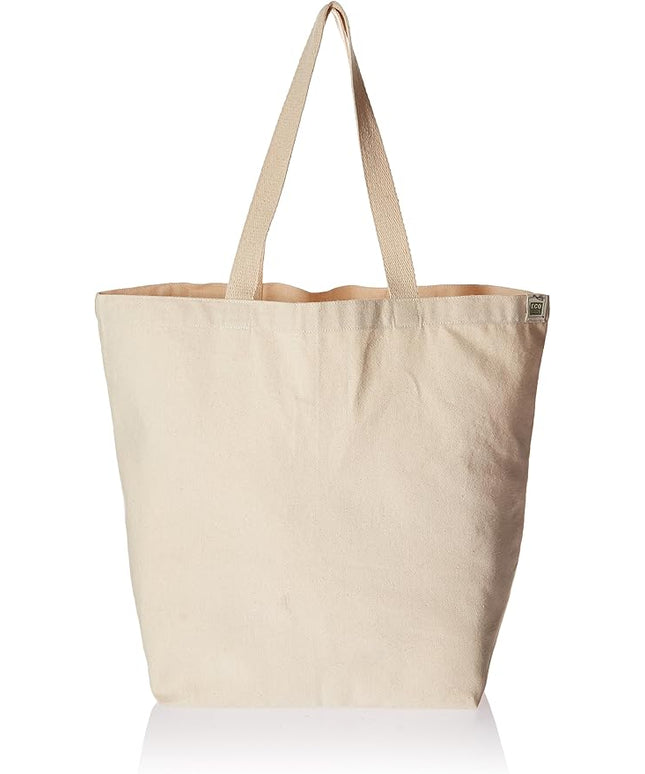 Eco-Bags Products Recycled Cotton Tote, Natural