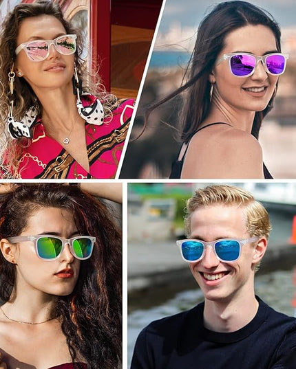 MEETSUN Polarized Sunglasses for Women Men Classic Retro Square Frame Driving Sun Glasses UV Protection