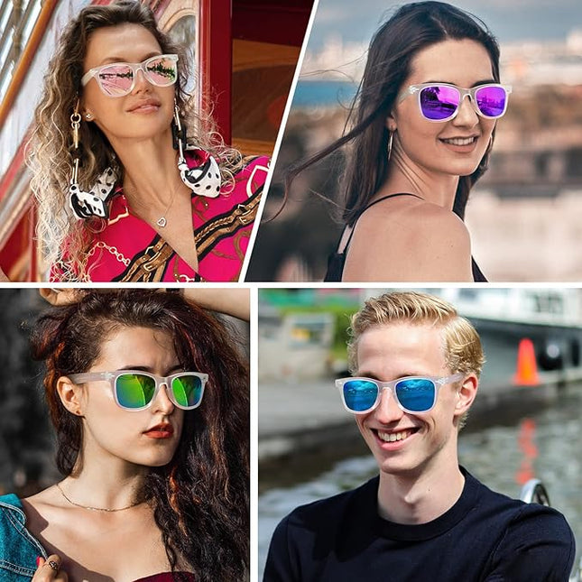 MEETSUN Polarized Sunglasses for Women Men Classic Retro Square Frame Driving Sun Glasses UV Protection