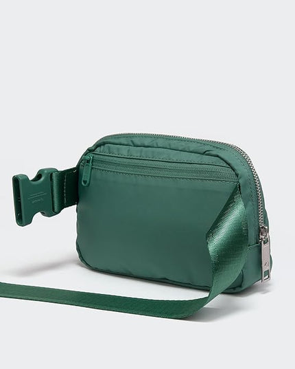 Pander Everywhere Belt Bag for Women, Fashion Waist Packs, Crossbody Bags with Adjustable Strap (Eucalyptus Green).