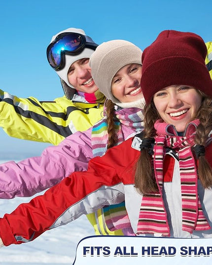 Winter Beanie Hats Bulk for Men Women Beanie Cap for Donation Cozy Knitted Cuffed Skull Cap Gift Soft Ski Hat