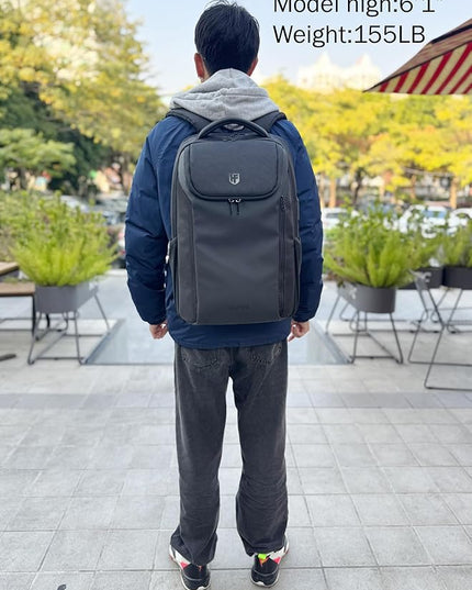 Expandable Travel Backpack, Business Laptop Backpack,TSA-Flight Approved Backpack with USB Charging Port fit 17.3 Inch Laptop for Men Women