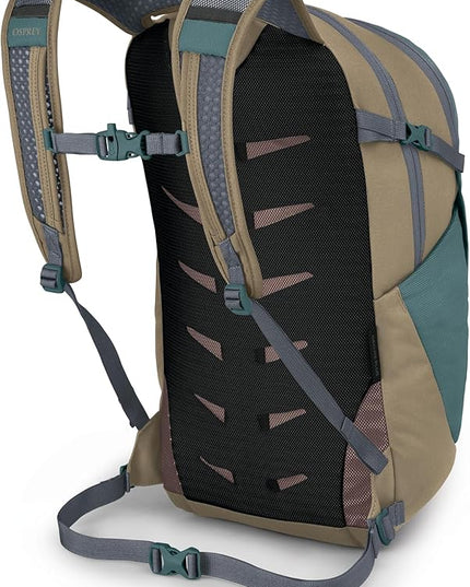 Osprey Daylite Plus Commuter Backpack - Lightweight, Everyday Pack with Laptop Sleeve and Water Bottle Pockets - Ideal for Work, School, and Travel with Versatile Storage, Cascade Blue/Latte Brown