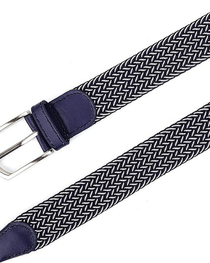 Braided Canvas Woven Elastic Stretch Belts for Men/Women/Junior with Multicolored