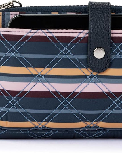 Sakroots Artist Circle Smartphone Crossbody in Coated Canvas, Detachable Wristlet Strap