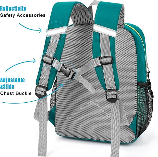 STEAMEDBUN Kids Backpack Boy 4-6, Boys Backpack for Elementary Kindergarten School - 15inch