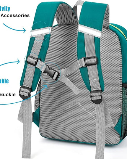 STEAMEDBUN Toddler Backpack Boy 2-4, Kids Backpack Boys, Preschool Daycare Travel Small- 12inch