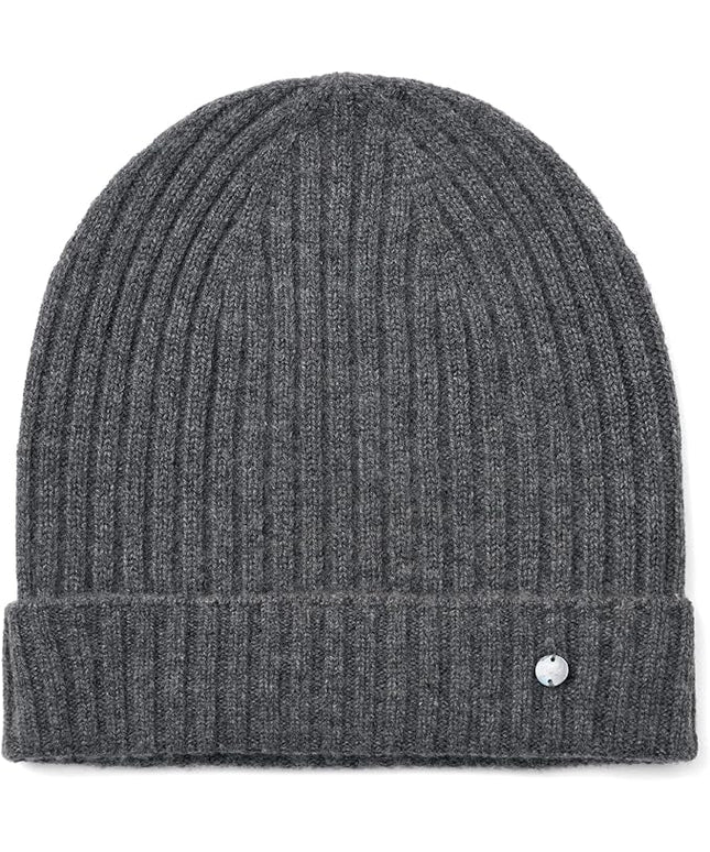 KVSS 100% Pure Cashmere Beanie for Women & Men Knit Winter Hat Cuff Rib Cap | Luxury from Inner Mongolia