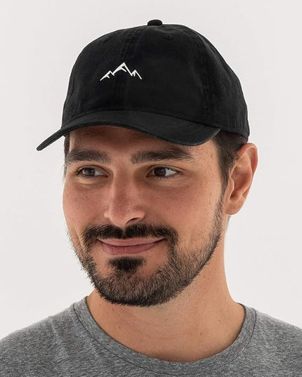 Outdoor Cap -Adult Mountain Dad Hat-Unstructured Soft Cotton