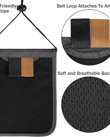 Travel Pouch Neck Wallet Family Passport Holder Organizer Case with RFID Blocking | RFID Blocking