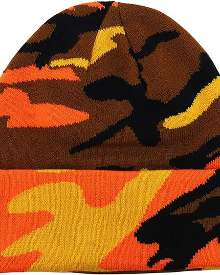Gelante Unisex Beanie Cap Knitted Warm Solid Color