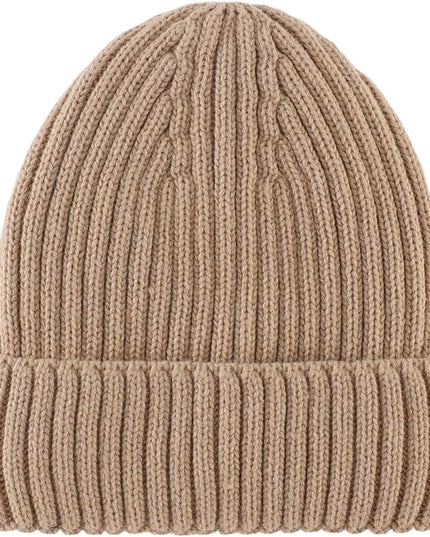 Connectyle Fleece Lined Cuffed Beanie Hat for Men Women Knitted Winter Wool Beanies Skull Cap Warm Watch Hat