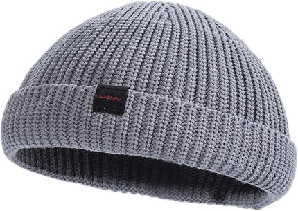 Fisherman Beanie Hats for Men Women,Knit Trawler Skull Cap,Watch Cap,Spring Fall Winter Warm Short Hats