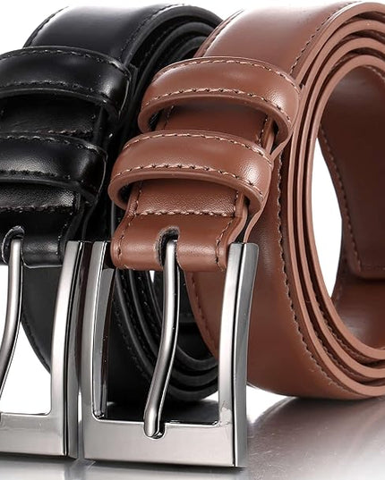 Marino’s Premium Belt Men, Genuine Leather Dress Belt for Men, Casual Mens Belt in Gift Box