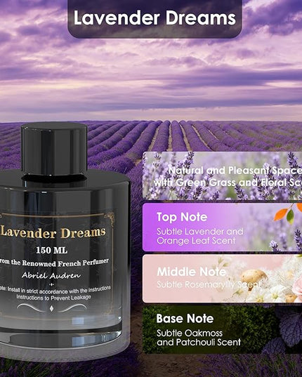 Car Air Freshener Refill — French-Inspired Fragrance for a Healthier Driving Experience(Lavender)
