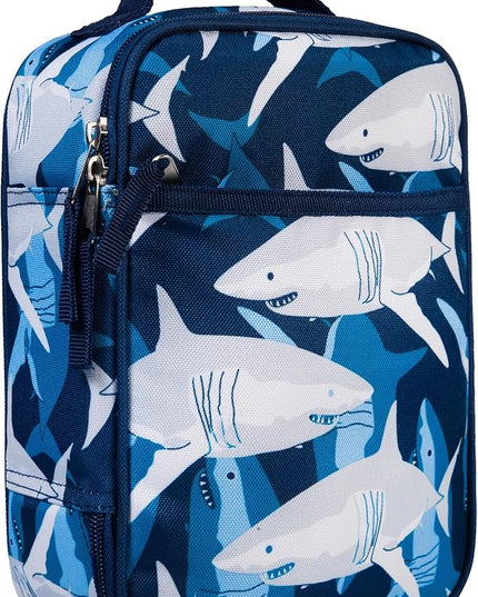 Wildkin ECO rPET Insulated Original Lunch Bag – Durable, Stylish, Ideal for School & Travel - Sharks