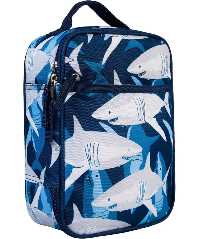 Wildkin ECO rPET Insulated Original Lunch Bag – Durable, Stylish, Ideal for School & Travel - Sharks