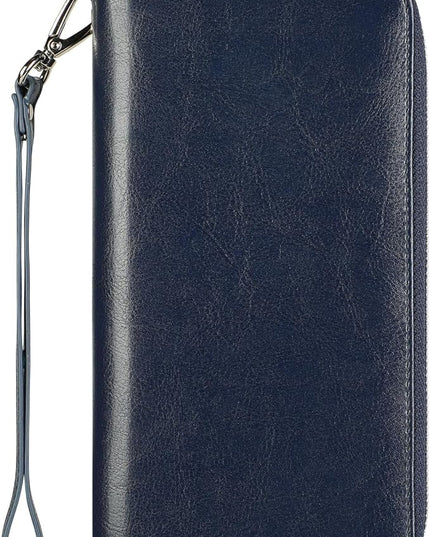 Lavemi Small Compact Women Wallet RFID Blocking Genuine Leather Bifold Purse with ID Windows