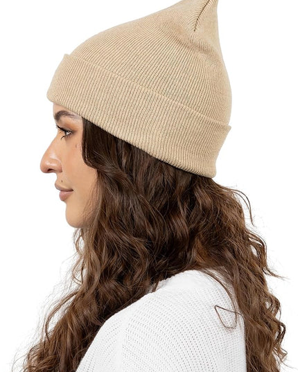 48 Pack Winter Beanies, Bulk Cold Weather Warm Knit Skull Caps, Mens Womens Unisex Hats