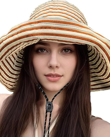 Sun Hat for Men Women UPF 50+ Fishing Hats Waterproof Wide Brim Boonie Bucket Hat for Safari Beach Hiking Garden