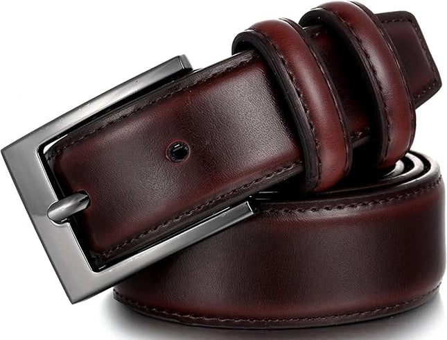 Marino’s Premium Belt Men, Genuine Leather Dress Belt for Men, Casual Mens Belt in Gift Box