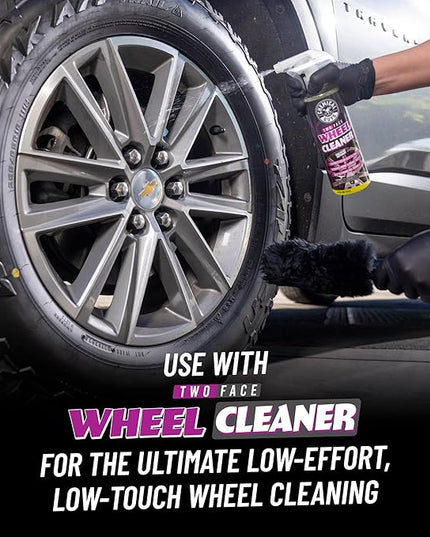 Chemical Guys Gerbil Wheel and Rim Cleaning Brush - Soft Natural Bristle Detailing Tool for Tires, Exhausts & Delicate Surfaces - Wheel Cleaner Brush to Safely Clean Brake Dust, Grime and Dirt, 1 Pack