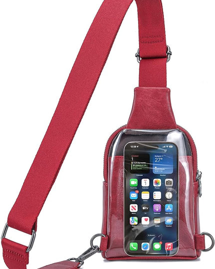 INICAT Sling Bag for Women Touchscreen Small Crossbody Cell Phone Purse Fanny Pack