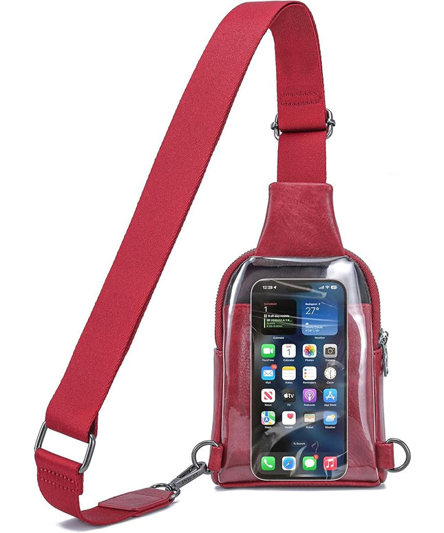 INICAT Sling Bag for Women Touchscreen Small Crossbody Cell Phone Purse Fanny Pack