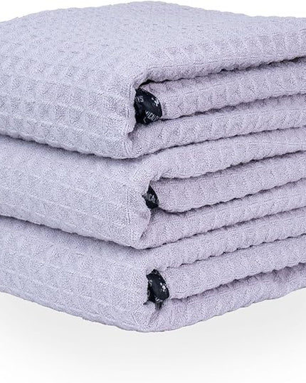 Chemical Guys Waffle Weave for Home & Auto Glass, Windows, Mirrors & More, Lavender (25 in. x 36 in.) 3-Pack