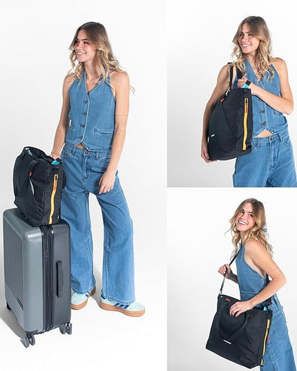Sherpani Jetsetter, 15" Laptop & Tablet Business Work Tote with Removable Shoulder Strap, 16L Travel Crossbody Bag