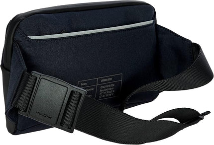 Porsche Design Urban Eco Belt Bag, Premium Crossbody Fanny Pack Made from Recycled Polyester with Zippered Compartments, Adjustable Belt and Car-Inspired Clasp for Everyday Use - Blue