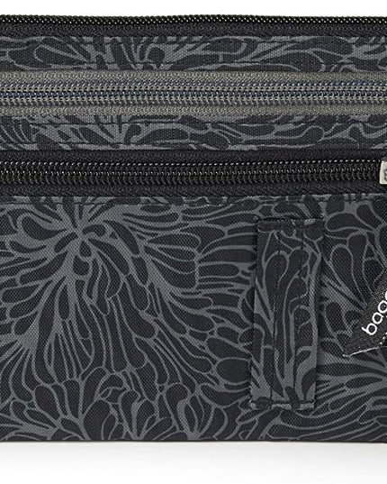 Baggallini Anti-theft RFID Currency Organizer 8"x4.25" Travel Accessory Passport Holder Money Belt Wallet w/Card Slots