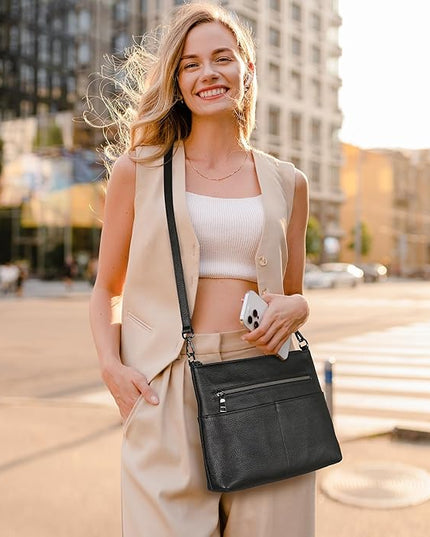 Iswee Crossbody Bag for Women Leather Purses Fashion Designer Handbags