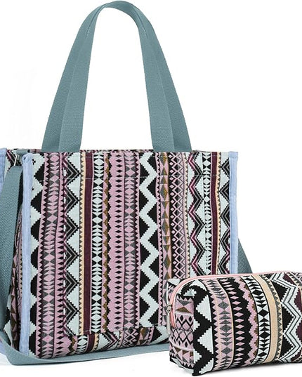 Valleycomfy Corduroy Tote Bag for Women Travel Crossbody Bag Purse Women Shoulder Bags Work Handbags Everyday Hobo Bag