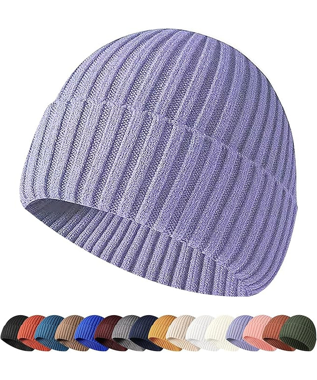 HiRui Knit Beanie for Men Women Kids, Winter Hats Warm Classic Daily Skull Caps