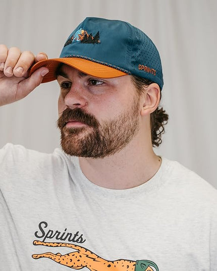Sprints Semi-Structured EZ Rope Snapback | Lightweight, Quick Dry, Sport Hat, One Size, Unisex