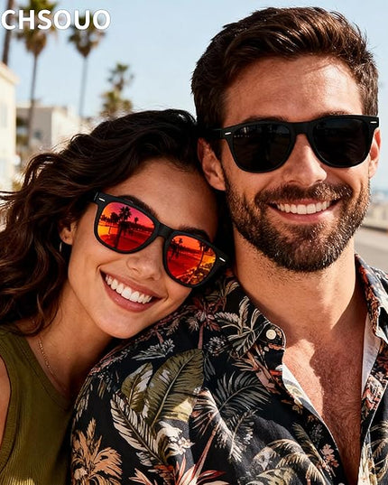 Polarized Sunglasses Womens Men - Sun glasses Fashion Trendy Driving Fishing UV Blocking UV400 Protection