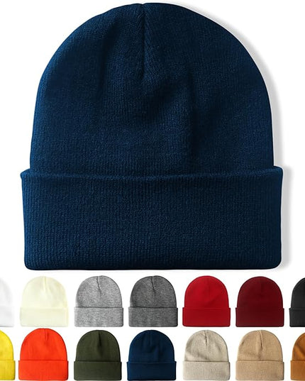 NPQQUAN Beanie for Men Women Winter Hats for Mens Beanie Cuffed Knit Beanies Skull Cap
