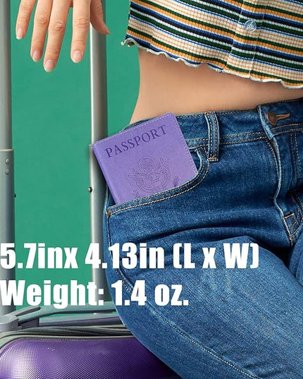 Leather Passport Holder,International Travel Must Haves Travel Accessories for Women Men, Cruise Ship Essentials, Travel Gifts