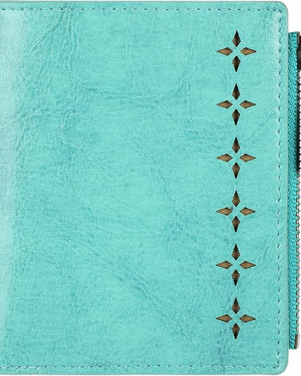 Lavemi Ultra Thin Small Compact Leather Womens Girls Wallets RFID Blocking Credit Card Holder for Women