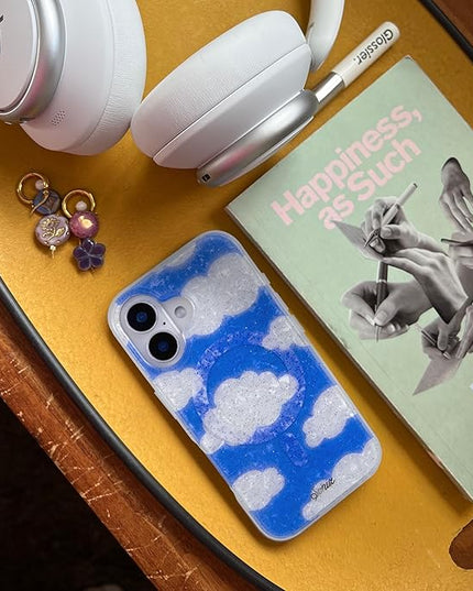 Sonix Case for iPhone 16 Plus | Compatible with MagSafe | 10ft Drop Tested | Glitter Clouds | Day Dream