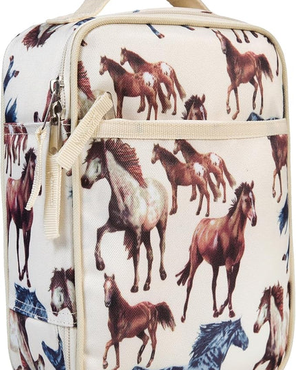 Wildkin ECO rPET Insulated Original Lunch Bag – Durable, Stylish, Ideal for School & Travel - Horse Dreams