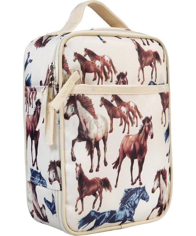 Wildkin ECO rPET Insulated Original Lunch Bag – Durable, Stylish, Ideal for School & Travel - Horse Dreams