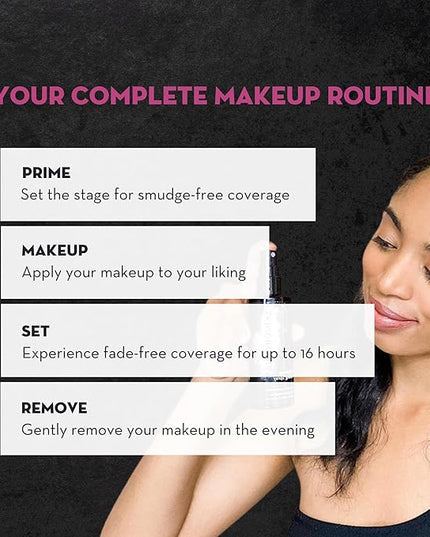 Skindinavia The Makeup Finishing Spray, Classic Makeup Setting Spray, All-Day Wear, Long-Lasting Up to 16+ Hours, Heat-Resistant & Waterproof, Cooling Fine Mist, 8.0 Oz