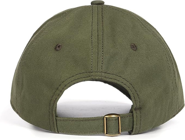 Zylioo XL XXL Oversize Baseball Cap, 100% Cotton Adjustable Dad Hat for Big Heads 23.5"-25.5", Soft Crown Large Size Cap