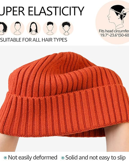 HiRui Knit Beanie for Men Women Kids, Winter Hats Warm Classic Daily Skull Caps