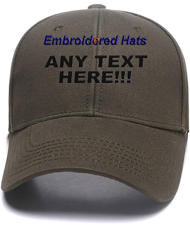 Custom Embroidered Hats Your Own Text Curved Bill Hip Hop Snapback Baseball Hats